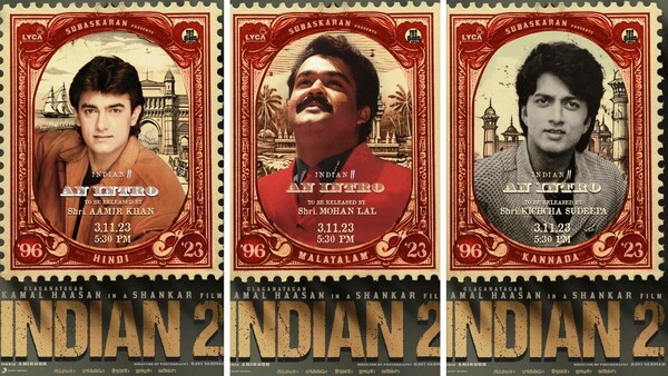 Aamir Khan, Mohanlal and Kichcha Sudeep come together to unveil a promo of Kamal Haasan's Indian 2