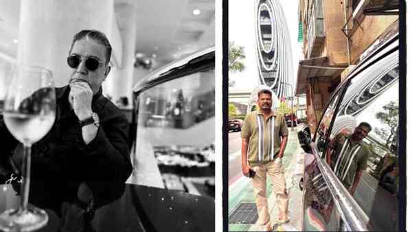 Kamal Haasan with love from China. Indian 2 star looks dapper and deadly in this new photo