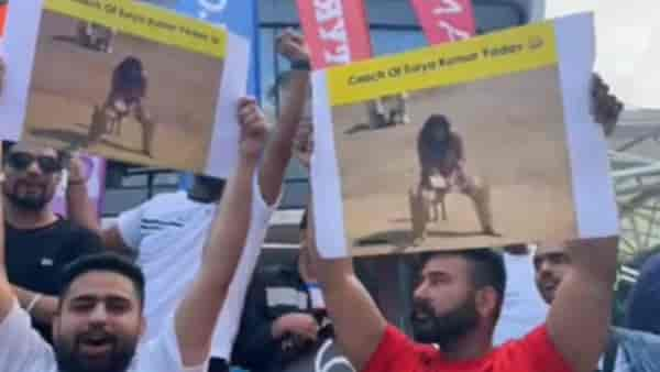 Is Lagaan's Guran Suryakumar Yadav's coach? Fans at Adelaide carry hilarious poster to IND vs ENG semi-final clash