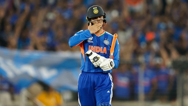 Abhishek Sharma hit the fastest fifty of the campaign to give India a dream start in the final. Image | BCCI on X