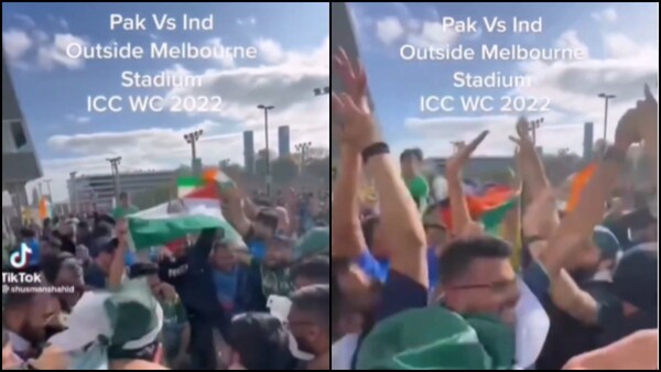 IND vs PAK: Video of India-Pakistan fans singing, dancing to Pasoori outside MCG goes viral