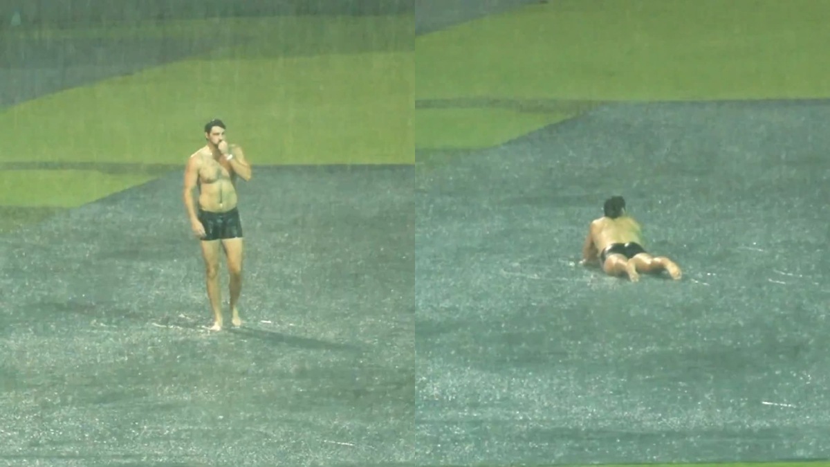 [WATCH] Tim David enjoys Bengaluru rains ahead of RCB vs KKR IPL 2025 clash