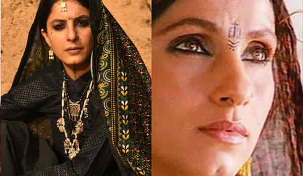 Isha Talwar recreates Dimple Kapadia’s iconic look from the 1993 classic Rudaali