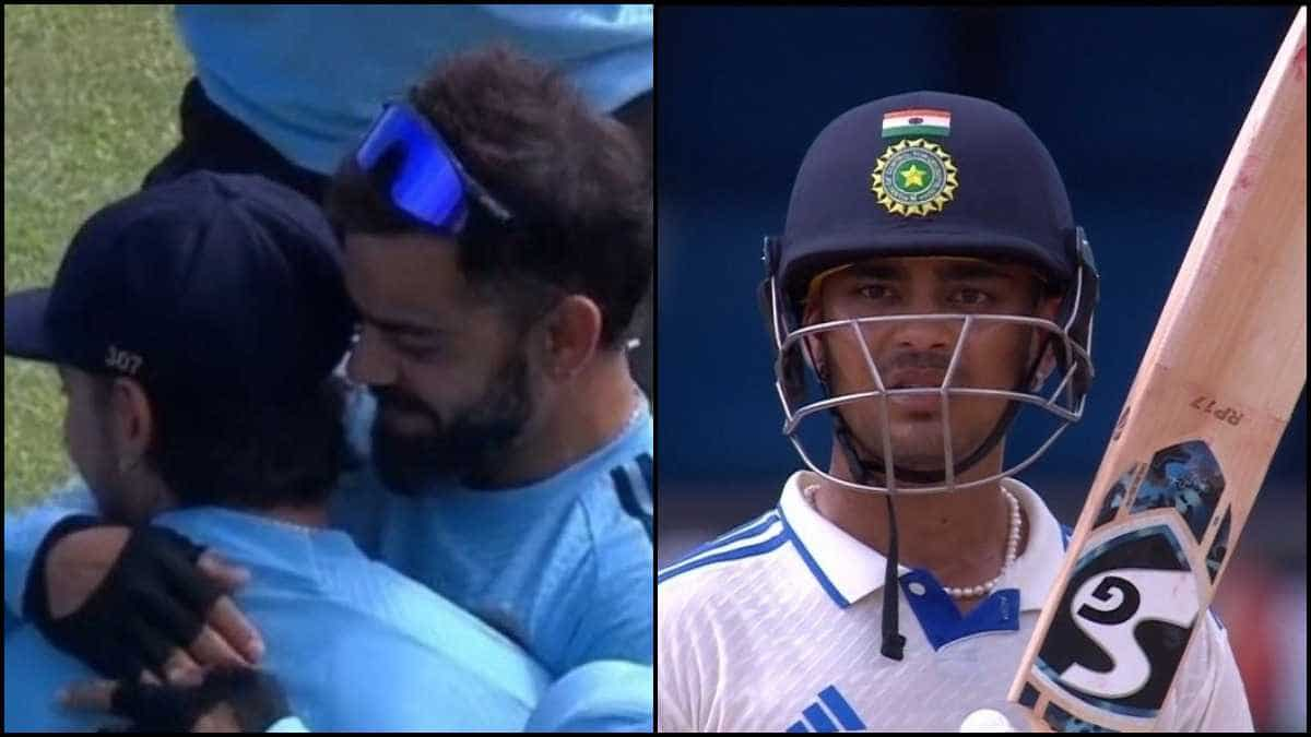 Ishan Kishan Thanks Virat Kohli Pulls Off Rishabh Pant Esque Six To Bring Up Maiden Test