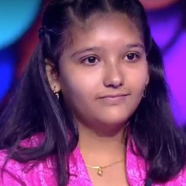 Ishita Gupta at KBC 16 sets