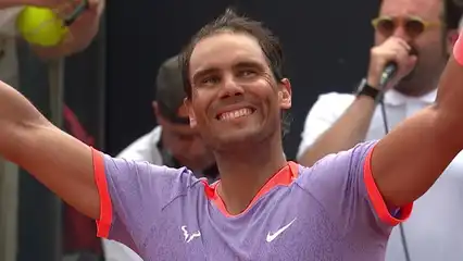 Italian Open 2024: Rafael Nadal sends Zizou Bergs packing in three-set first round match