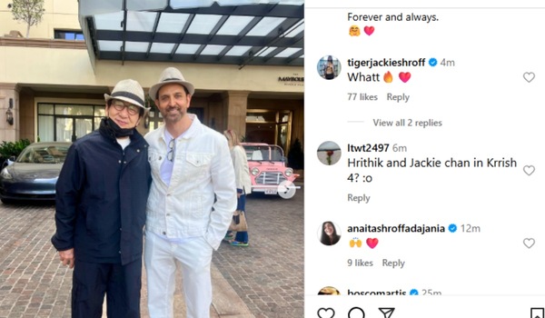 Jackie Chan and Hrithik Roshan