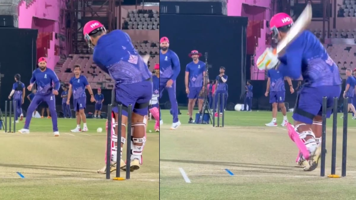 Jadeja vs Vaibhav: Watch how the youngster goes after the veteran spinner during practice