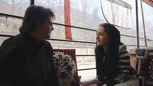 Jafar Panahi with Aida Mohammadkhani