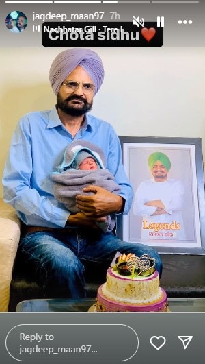 Jagdeep Maan called the newborn 'Chota Sidhu'