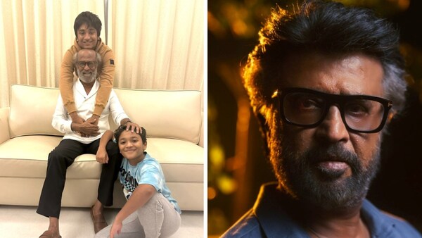 Aishwarya Rajinikanth posts a picture of her Superstar dad having a gala time with his grandsons