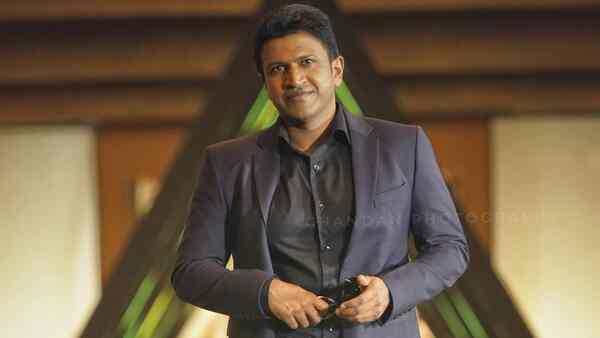 Puneeth Rajkumar in a still from James