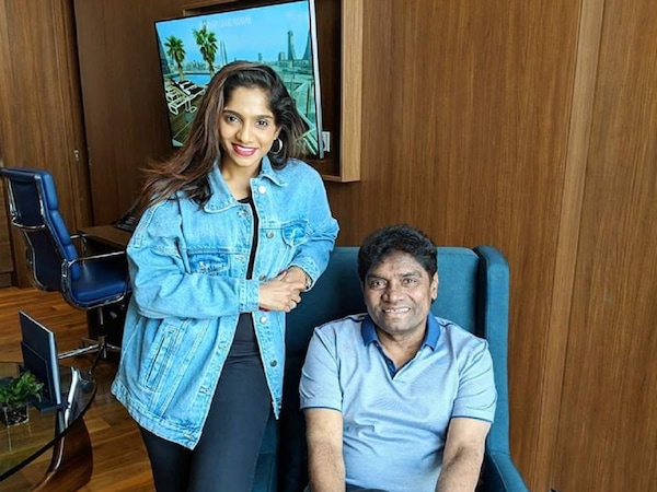 Jamie Lever with dad Johny Lever