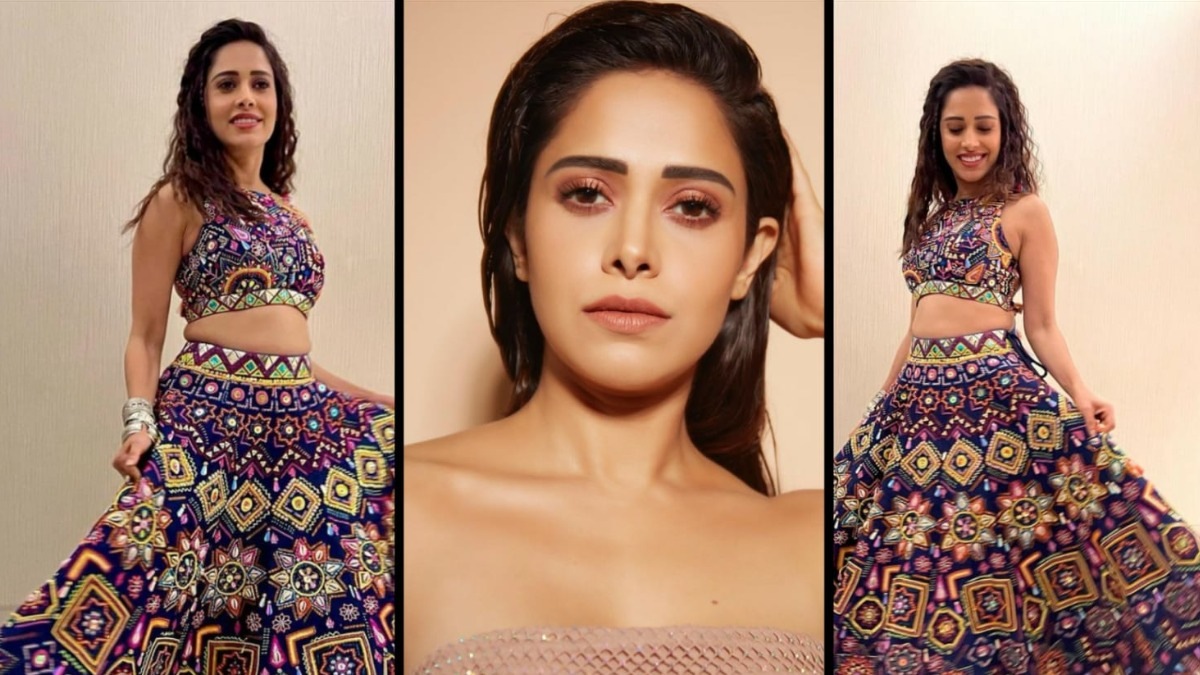 PHOTOS: Janhit Mein Jaari actor Nushrratt Bharuccha looks stunning in Indo-western ensemble