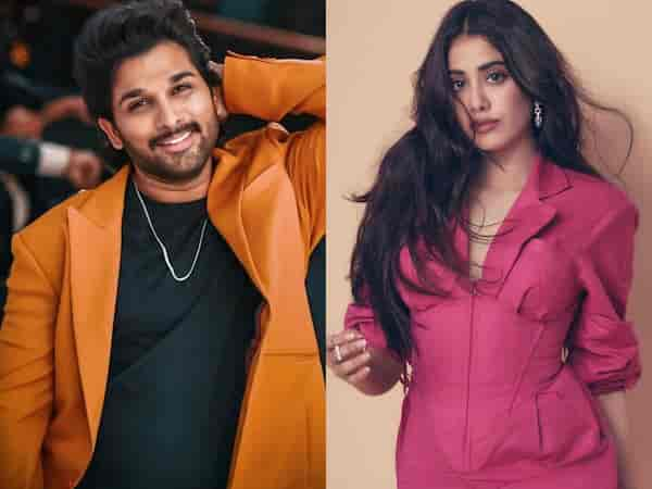 Allu Arjun and Janhvi Kapoor