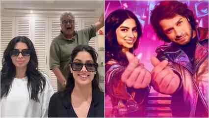 Janhvi Kapoor, Khushi Kapoor, and Boney Kapoor's Loveyapa Ho Gaya version leaves Arjun, Varun Dhawan and the Internet in splits | WATCH