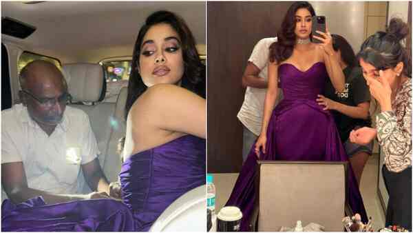 Janhvi Kapoor reveals how she saved herself from a wardrobe malfunction ahead of an awards event