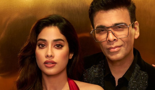 Janhvi Kapoor and Karan Johar