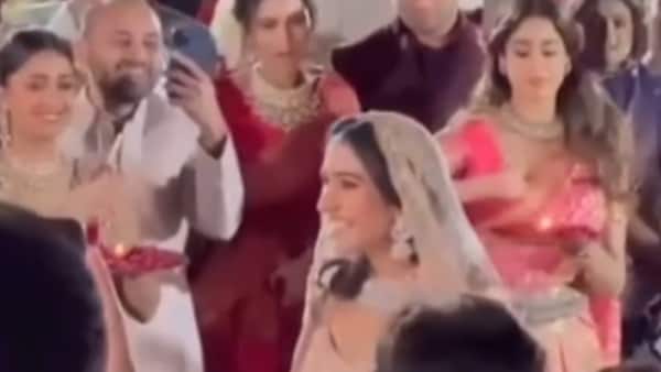 Janhvi Kapoor plays the perfect bridesmaid to Radhika Merchant, paves way for her to meet to-be husband Anant Ambani – Watch