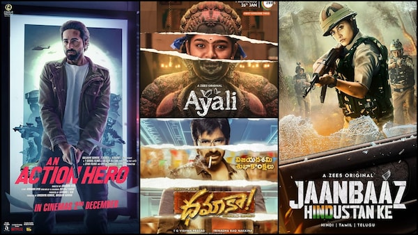 January 2023 Week 4 OTT movies, web series India releases: From An Action Hero, Ayali to Dhamaka, Jaanbaaz Hindustan Ke