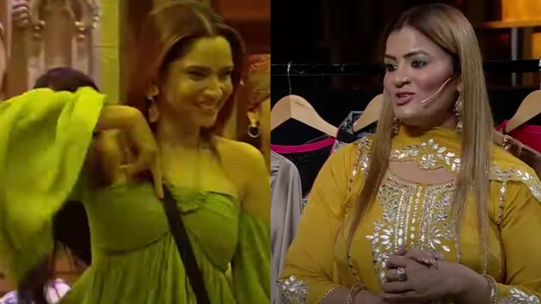 Watch | Bigg Boss 17: 'Looking like a wow' fame Jasmeen Kaur describes Ankita Lokhande's outfit as 'tota colour'