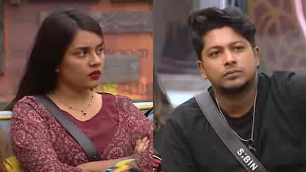 Bigg Boss Malayalam Season 6 - DJ Sibin gets into trouble with his obscene gesture towards Jasmin Jaffar | Watch Here