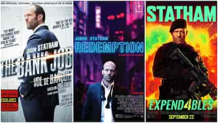 Jason Statham movies on Lionsgate Play to satisfy your hunger for Action Thrillers - The Bank Job to Expendables