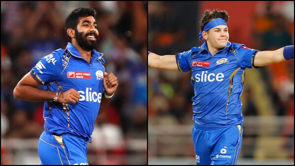 IPL 2024 - PBKS in deep trouble as Jasprit Bumrah and Gerald Coetzee's fiery spell sees 4 wickets fall in three overs