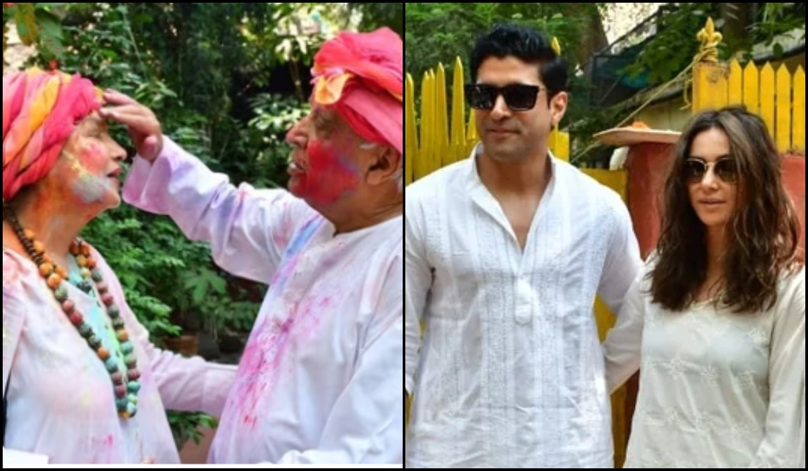 Javed Akhtar and Shabana Azmi host Holi bash - Farhan Akhtar-Shibani, Dia Mirza and other celebs attend in style