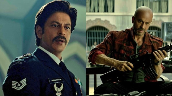 Shah Rukh Khan's different avatars in Jawan.