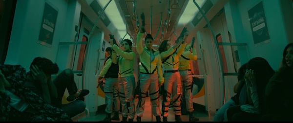 A still from Jawan prevue