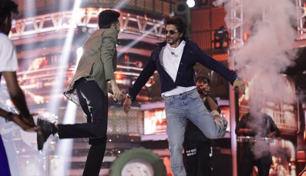 Jawan pre-release event: Shah Rukh Khan says Anirudh is like his own 'son' now, hopes 'he doesn't get too big' for the superstar's call