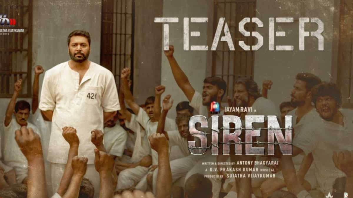 Siren Teaser Jayam Ravi plays a prisoner with a mission in this actionpacked film