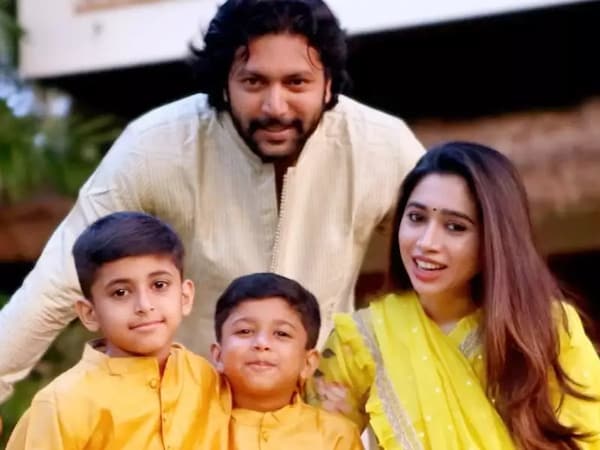 Jayam Ravi with his family/Facebook