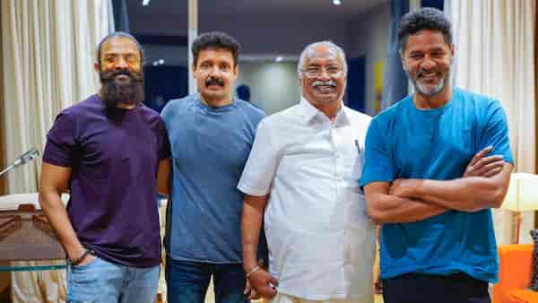 Jayasurya, Krishnamoorthy, Gokulam Gopalan and Prabhu Deva