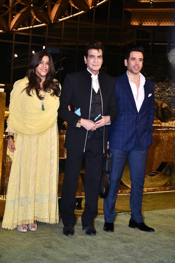 Jeetendra, Ektaa R. Kapoor, Tusshar Kapoor (Courtesy: Manav Manglani)