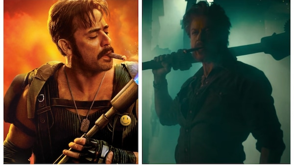 Jeffrey Dean Morgan as The Comedian and Shah Rukh Khan as Vikram Rathore