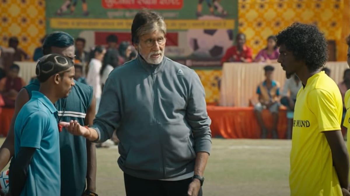 Jhund song Laat Maar shows the fiery side of Amitabh Bachchan and his squad