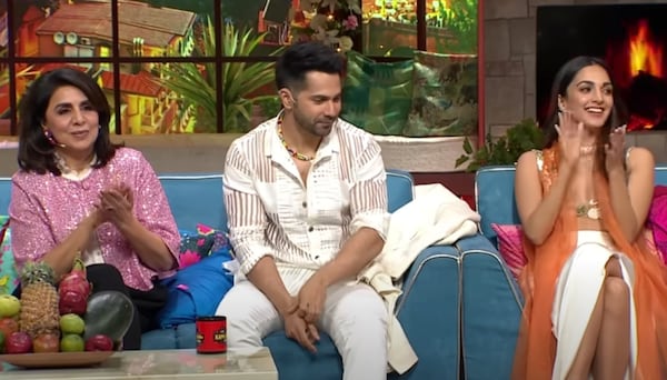 JugJugg Jeeyo on The Kapil Sharma Show: Varun Dhawan reveals when he KISSED wife Natasha for the first time