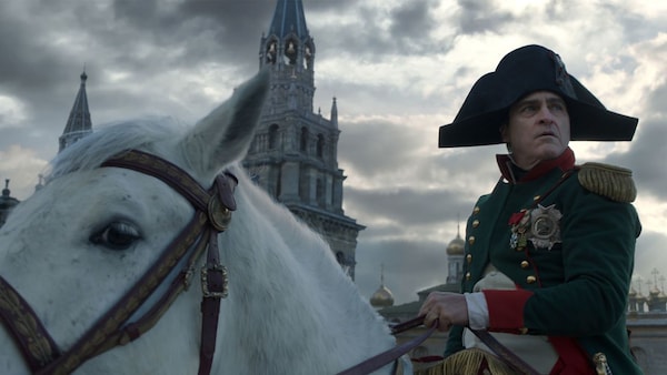 A still of Joaquin Phoenix as Napoleon