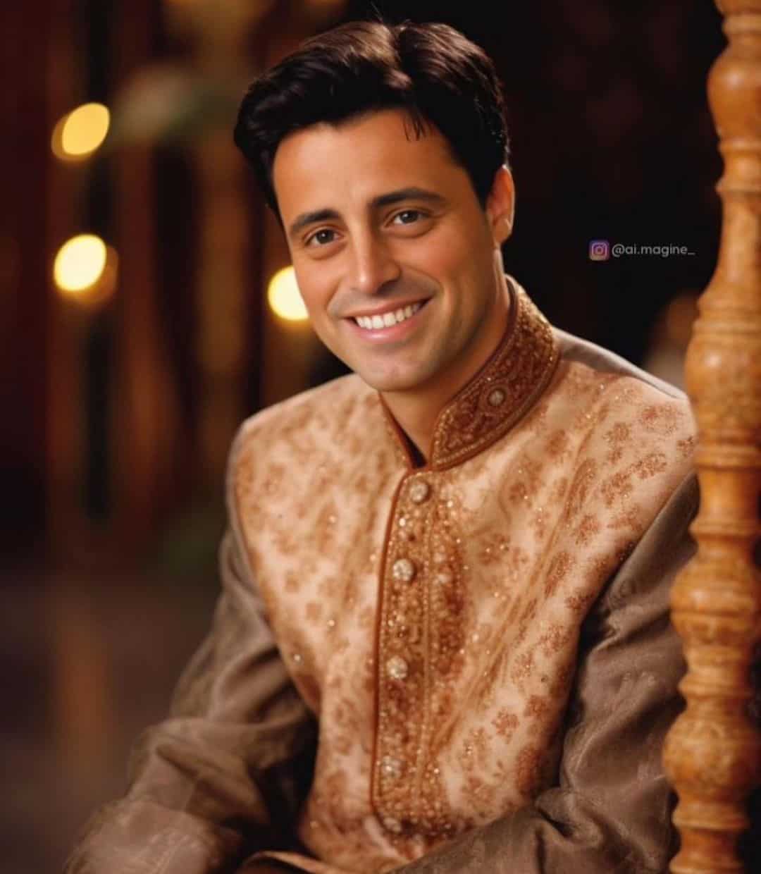 The Indian avatar of Matt LeBlanc as Joey Tribbiani.