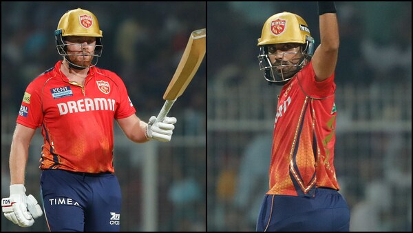 IPL 2024 - Jonny Bairstow gets 100, Shashank Singh smashes 50 while KKR in search for wickets