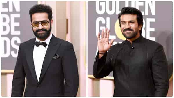 Golden Globes 2023: Amid Naatu Naatu buzz, Jr. NTR and Ram Charan's "surreal" American accents go viral