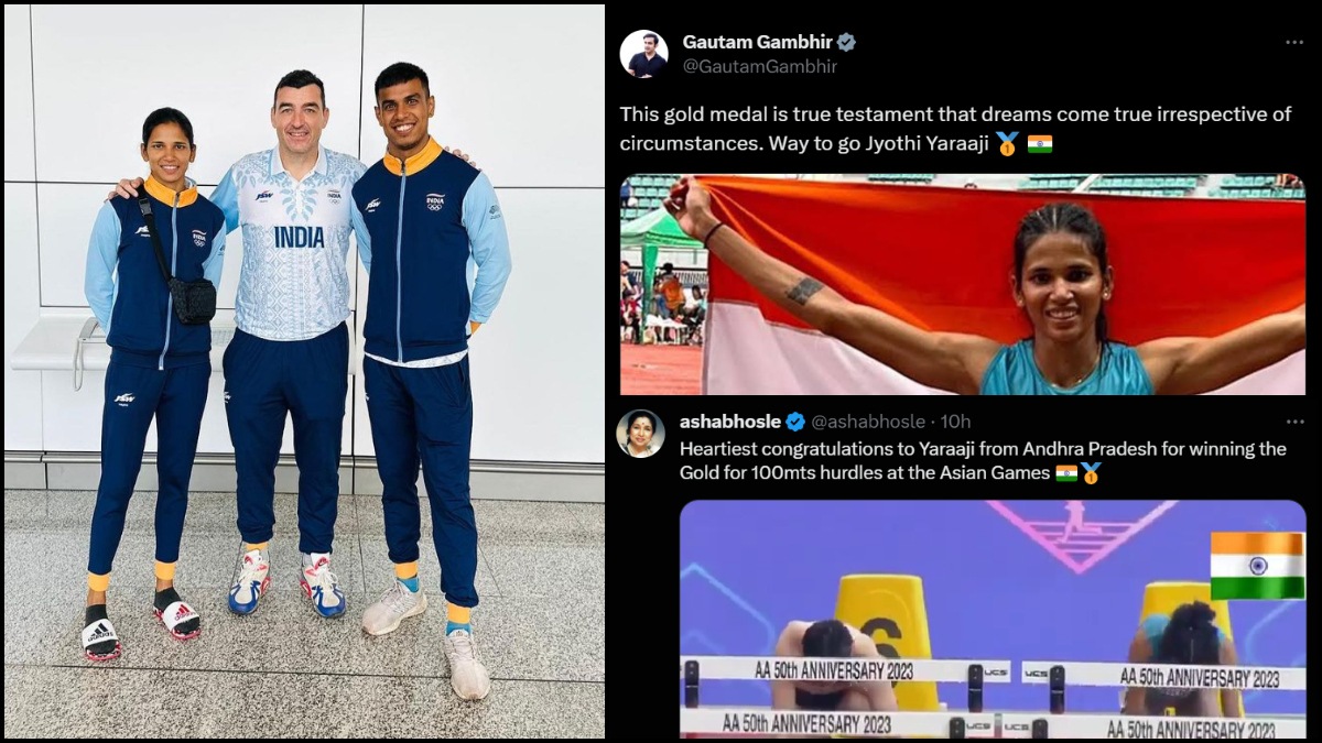 Asian Games 2023: Gautam Gambhir, Asha Bhosle's tweets of praises for hurdler Jyothi Yarraji are NOT true! here's why