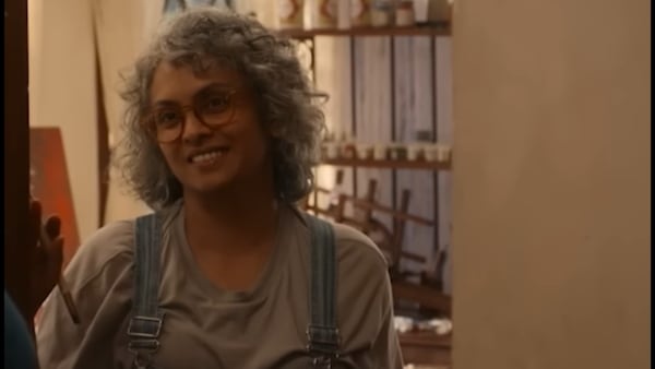 Jyothirmayi in a still from Bougainvillea