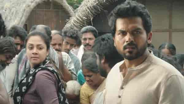 Jyotika and Karthi in Thambi