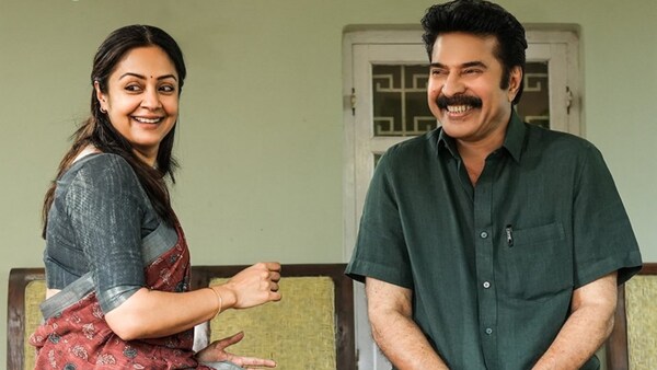 Jyotika and Mammootty in Kaathal The Core