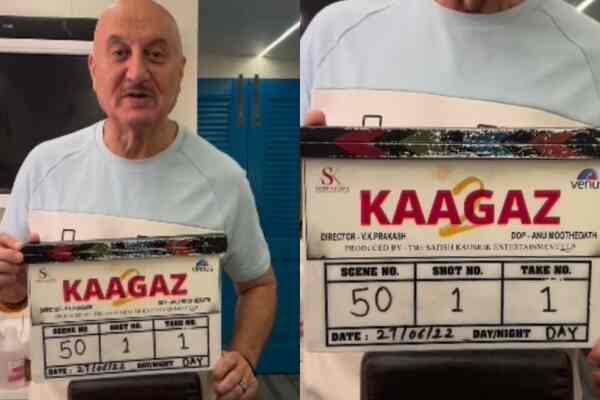 Anupam Kher announces his 526th project, Kaagaz 2, helmed by V.K Prakash