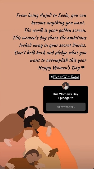 Kajol's Women's Day wishes 