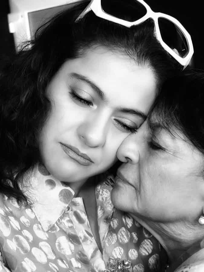 Kajol with her mother Tanuja